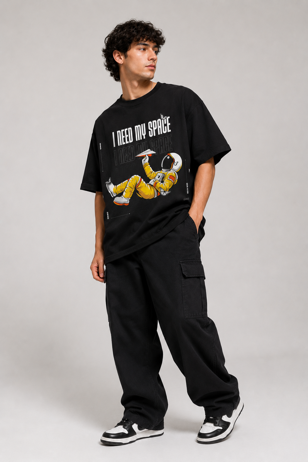 I Need My Space Oversized T-Shirt