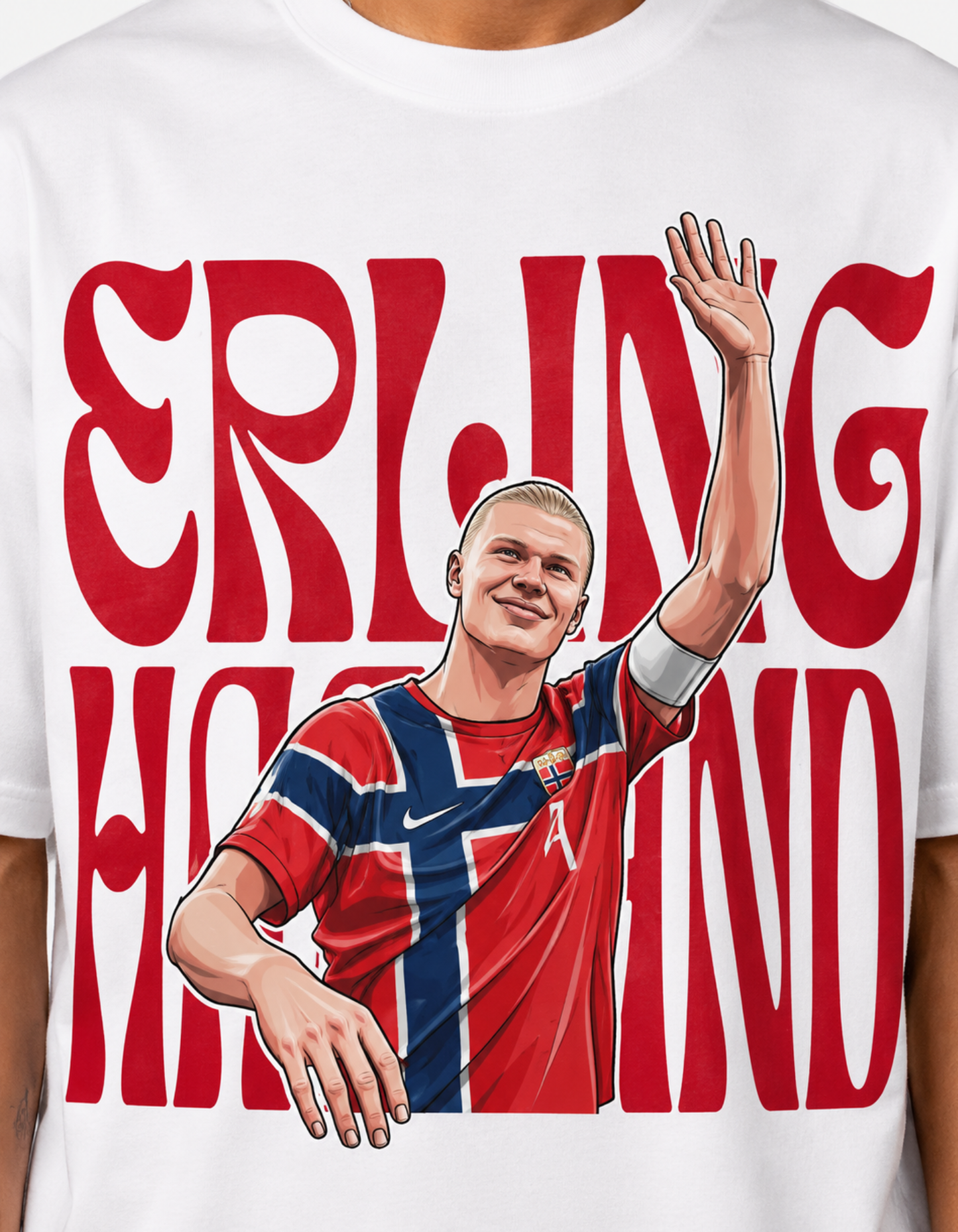 HAALAND streetwear Oversized T-Shirt