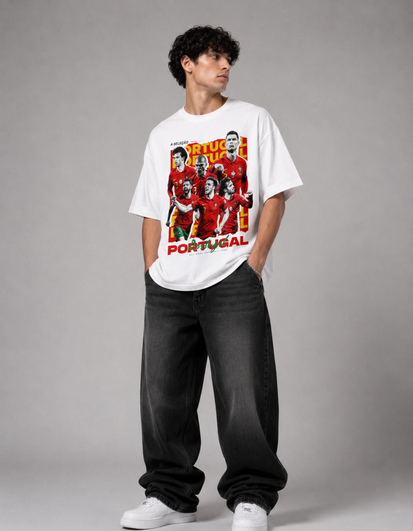 Cristiano Ronaldo  streetwear   Oversized T-Shirt