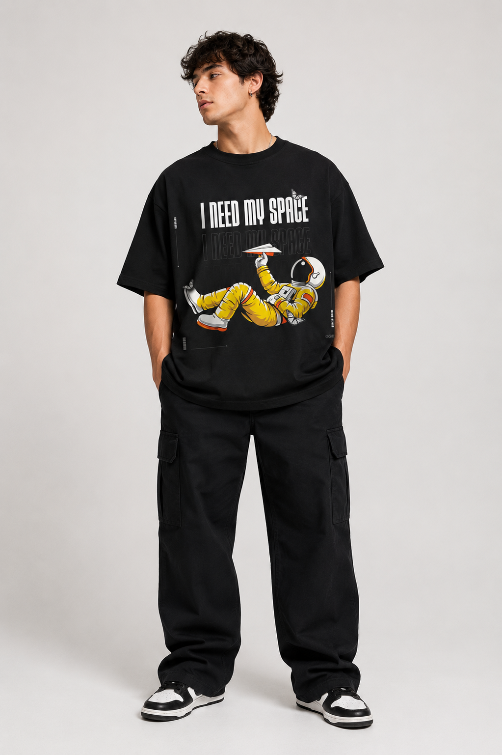 I Need My Space Oversized T-Shirt