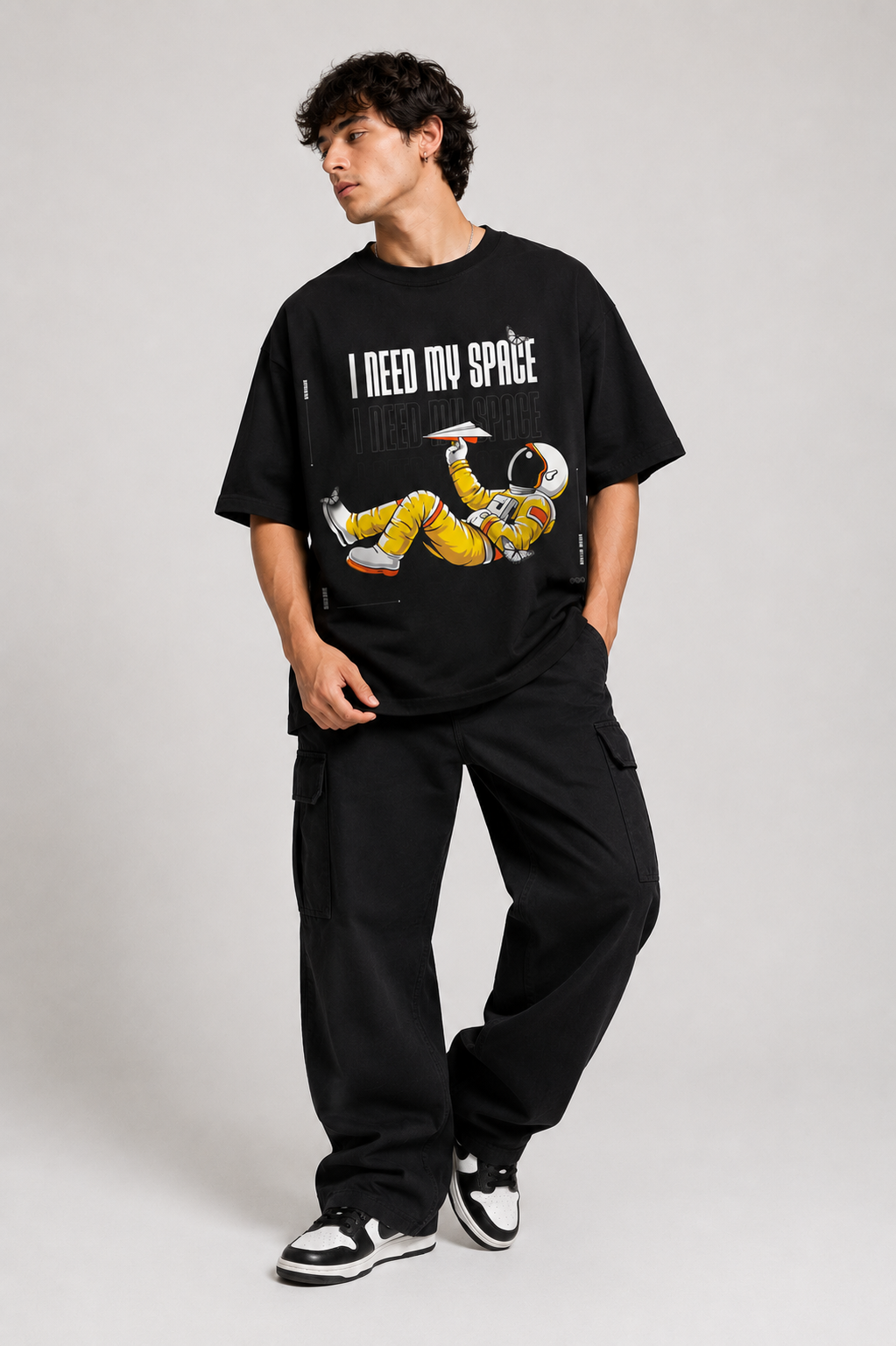 I Need My Space Oversized T-Shirt