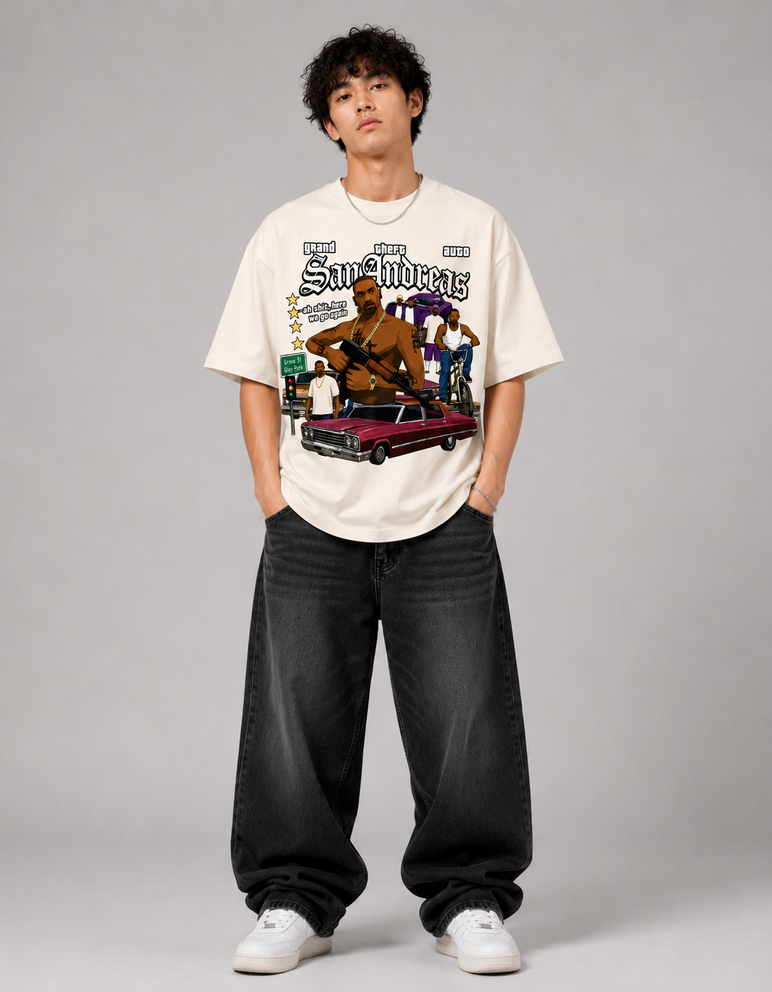GTA San Andreas Oversized T-Shirt