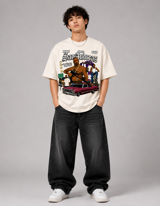 GTA San Andreas Oversized T-Shirt
