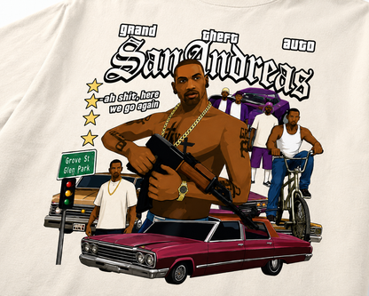 GTA San Andreas Oversized T-Shirt