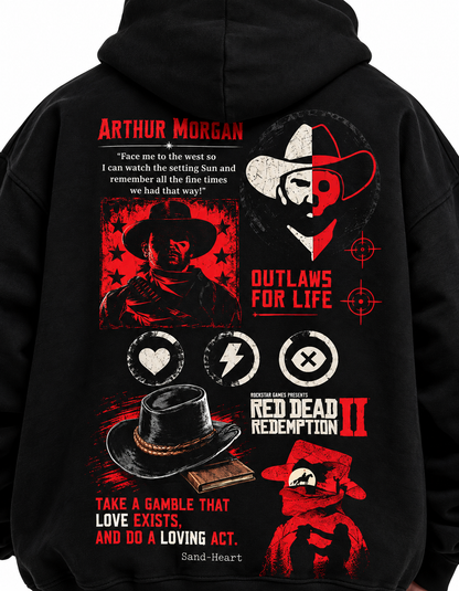 RDR 2  streetwear   Oversized Hoodie