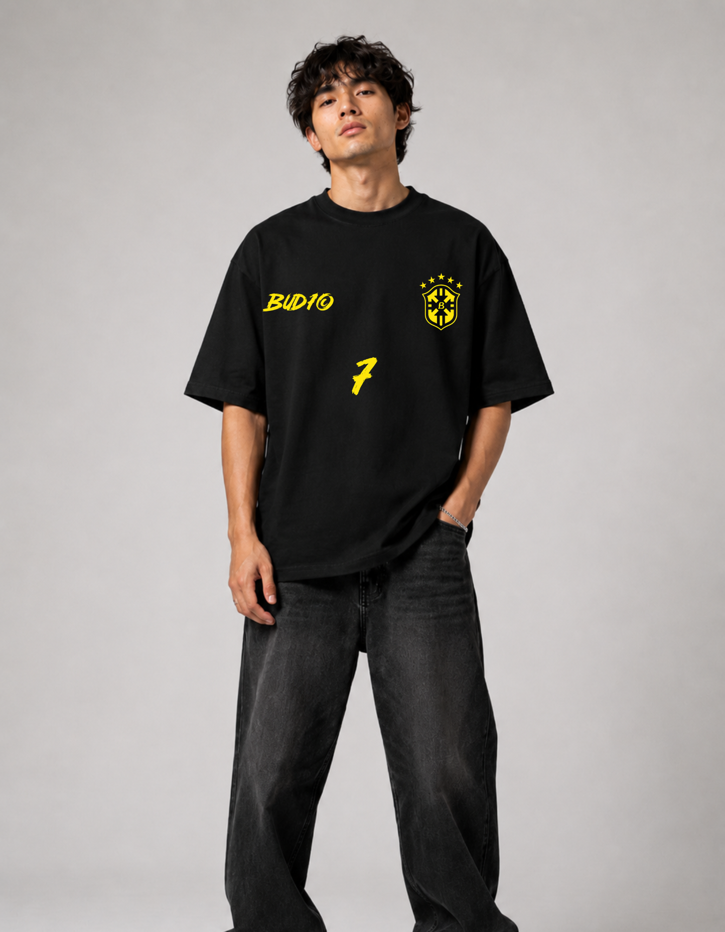 Brazil football Oversized T-Shirt