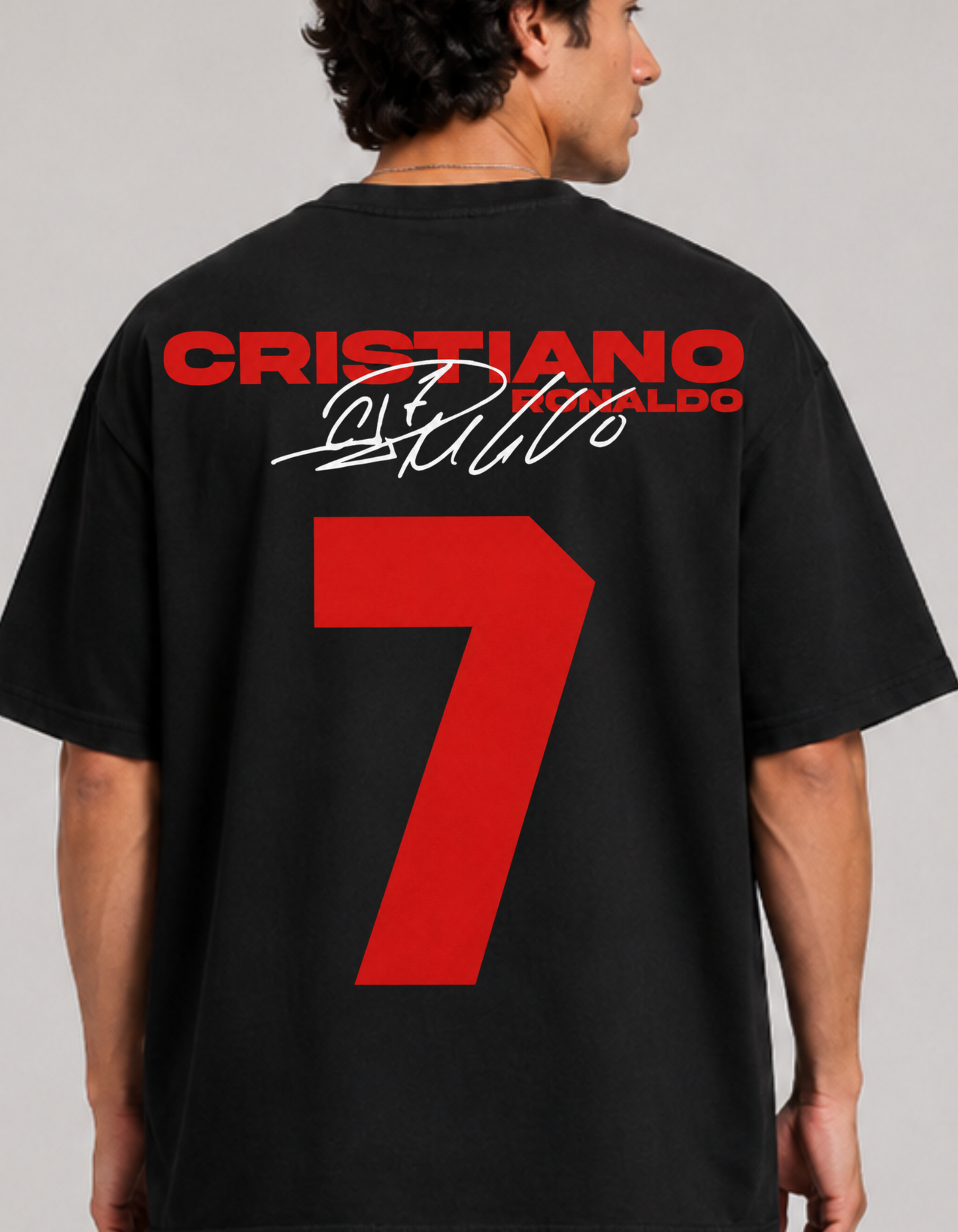 Cristiano Ronaldo 7 Oversized T-Shirt