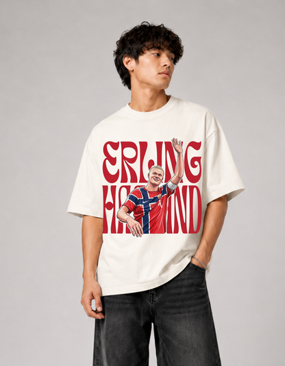 HAALAND streetwear   Oversized T-Shirt