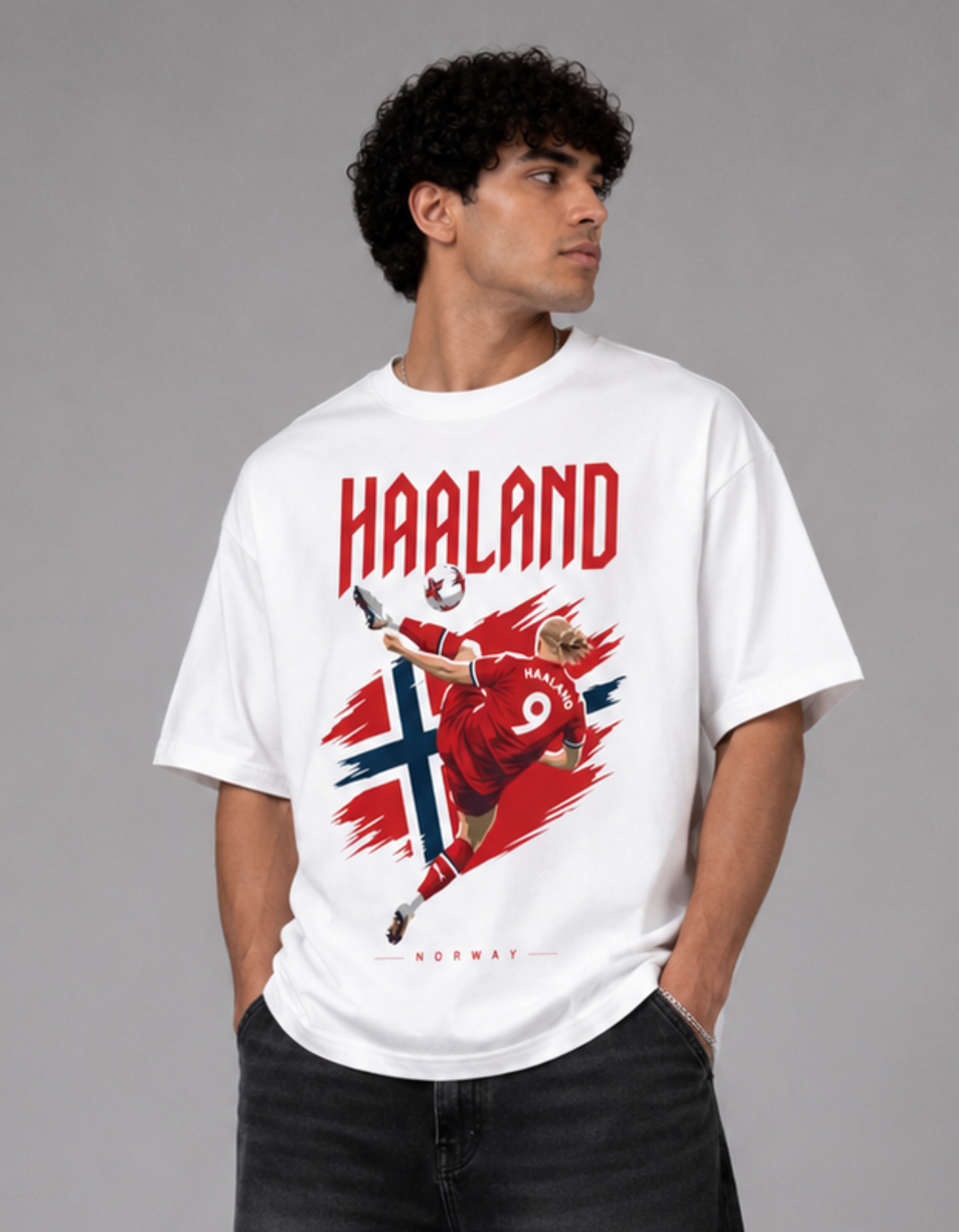 HAALAND Oversized T-Shirt