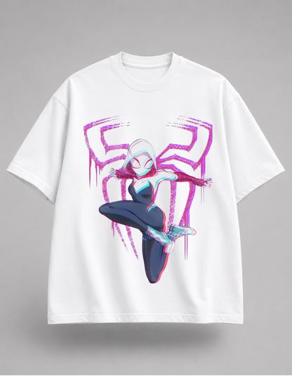 Spider-Gwen streetwear Oversized T-Shirt