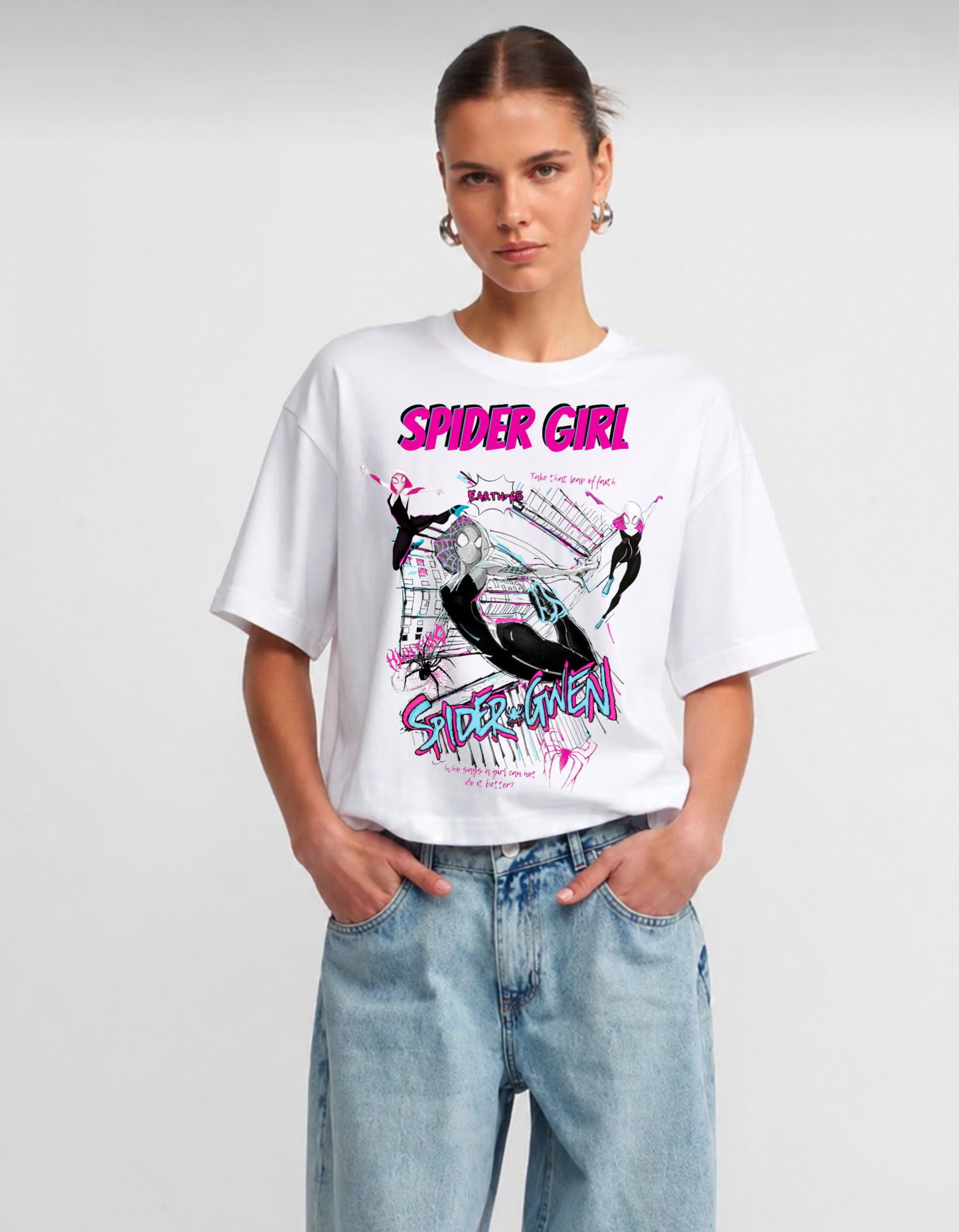 Spider-Gwen Oversized T-Shirt