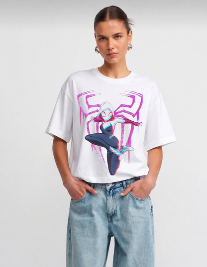 Spider-Gwen streetwear Oversized T-Shirt