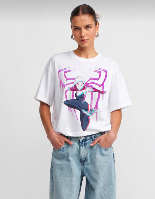 Spider-Gwen streetwear Oversized T-Shirt