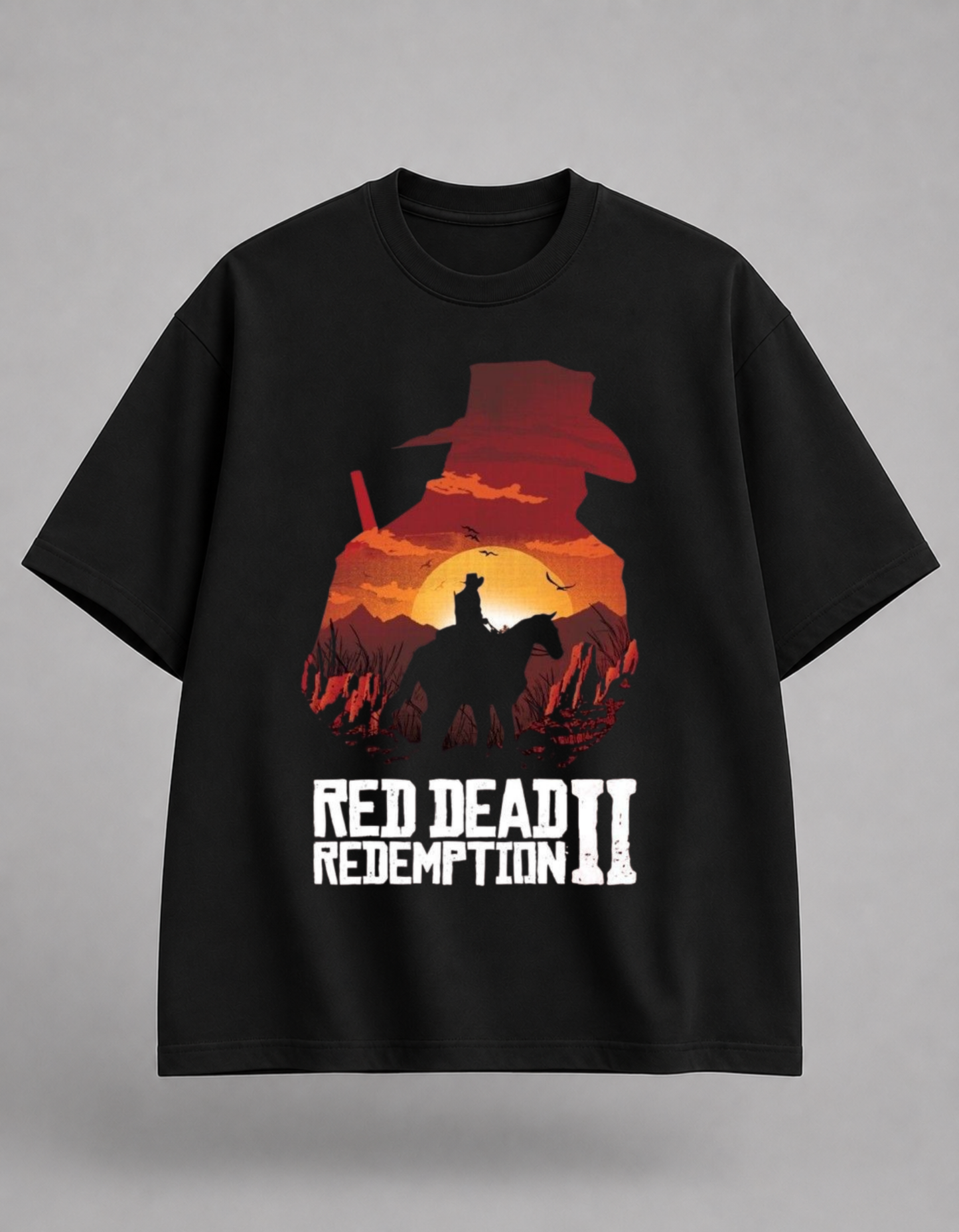 Red Dead Redemption 2 streetwear Oversized T-Shirt