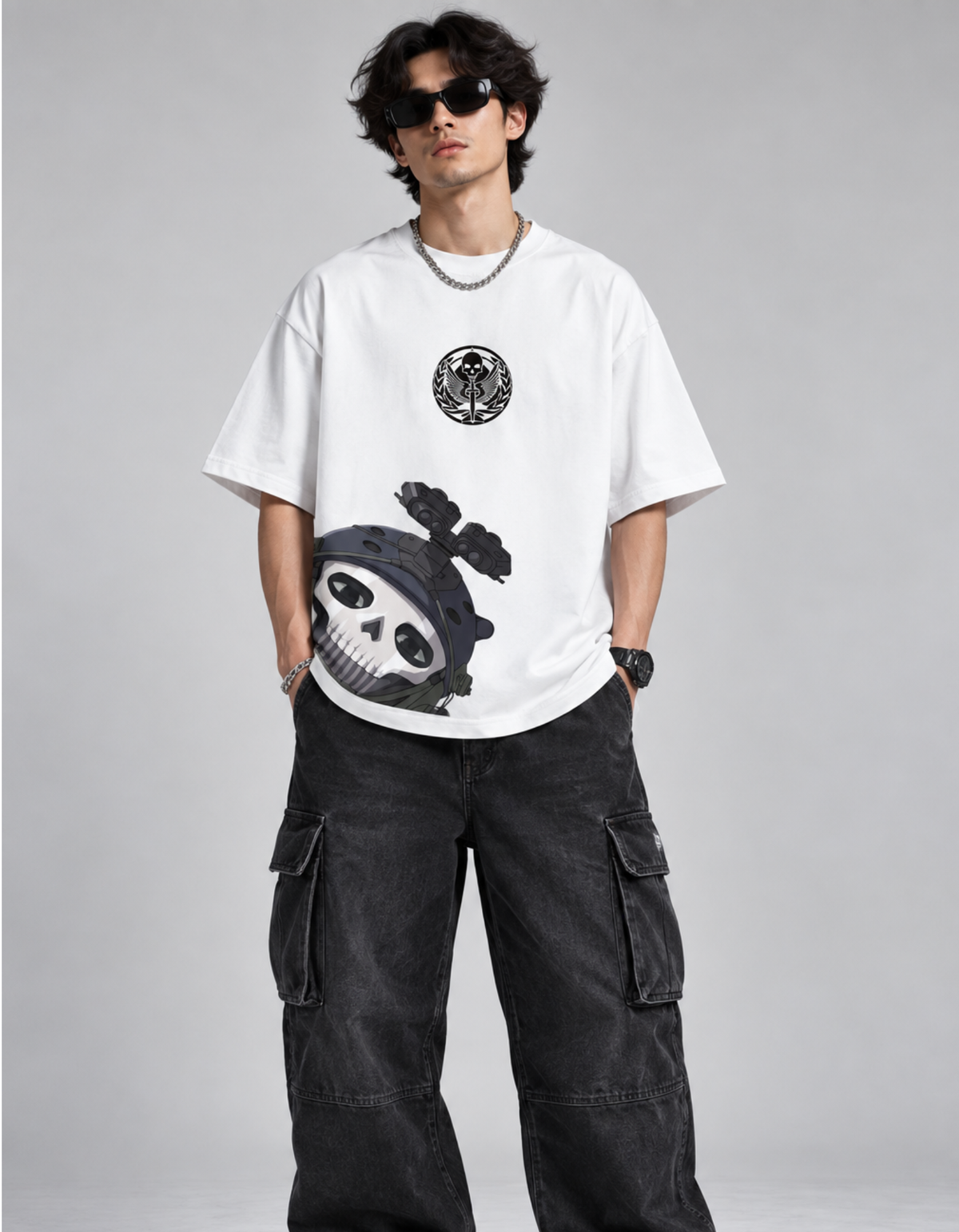 Ghost  streetwear  Oversized T-Shirt