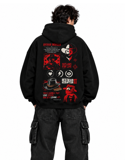 RDR 2  streetwear   Oversized Hoodie