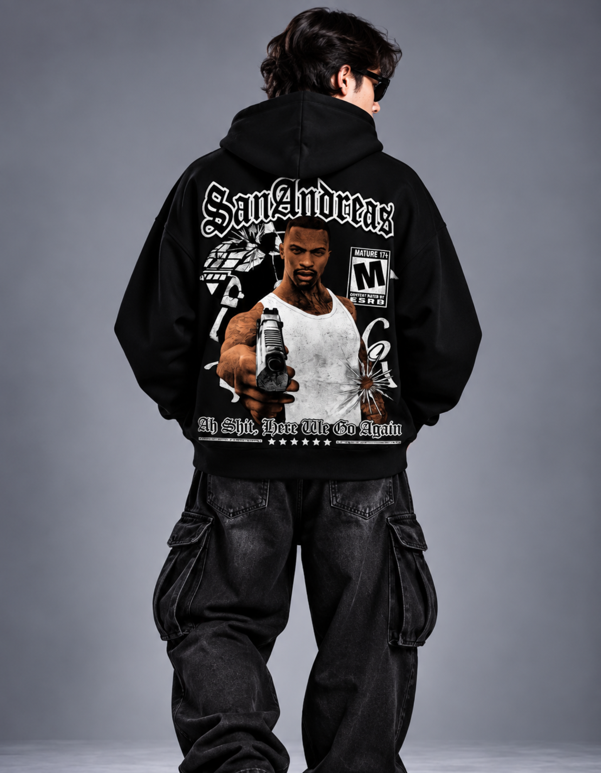 San Andreas Oversized Hoodie
