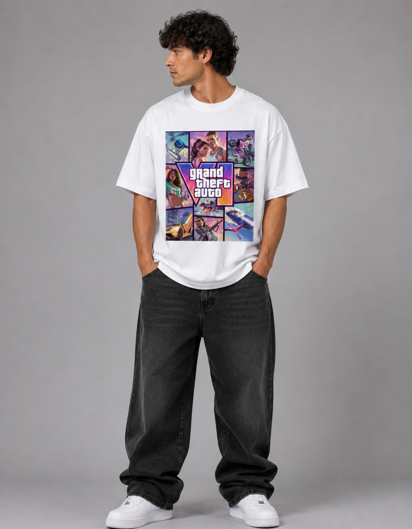 GTA VI Streetwear  Oversized T-Shirt