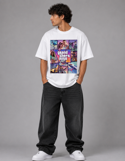 GTA VI Streetwear  Oversized T-Shirt